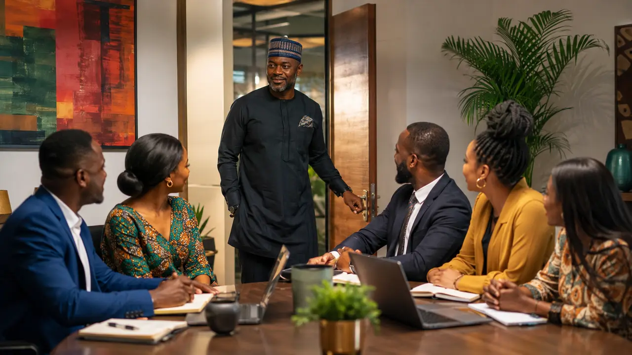 NaijaHub editorial illustration showing Oga in context